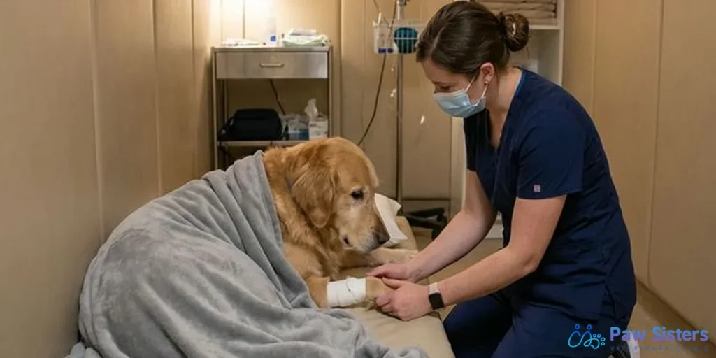 Dog post surgery recovery care Dubai